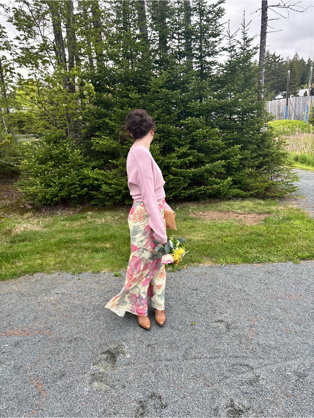 Peppermayo Floral Maxi Dress in yellow with floral